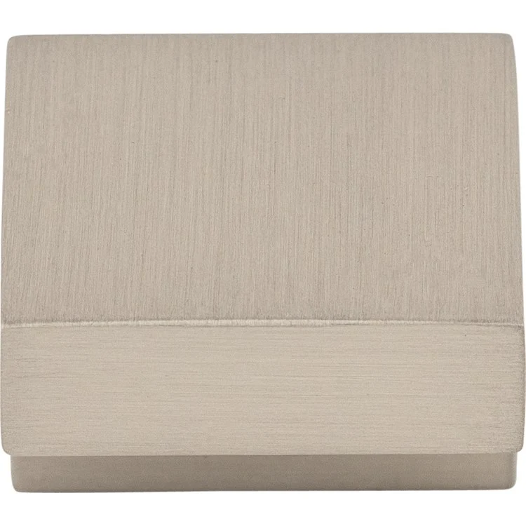 Knob Asbury Square Brushed Satin Nickel Zinc Alloy 5/8 IN C-C 11/16 Inch - Frankwebs