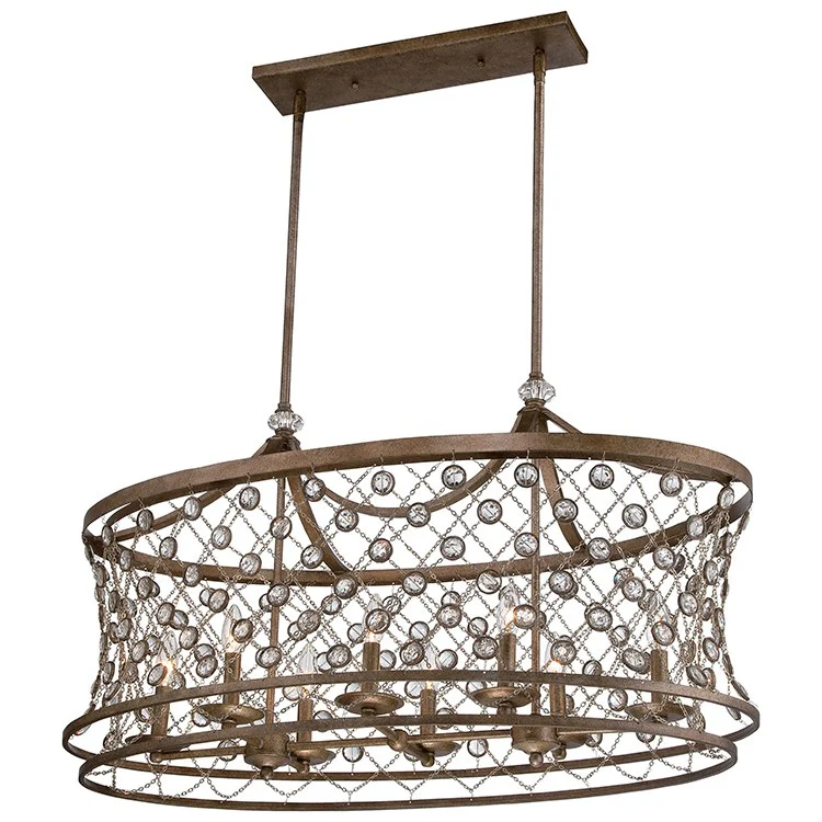 Vel Catena Eight-Light Island Chandelier - Frankwebs