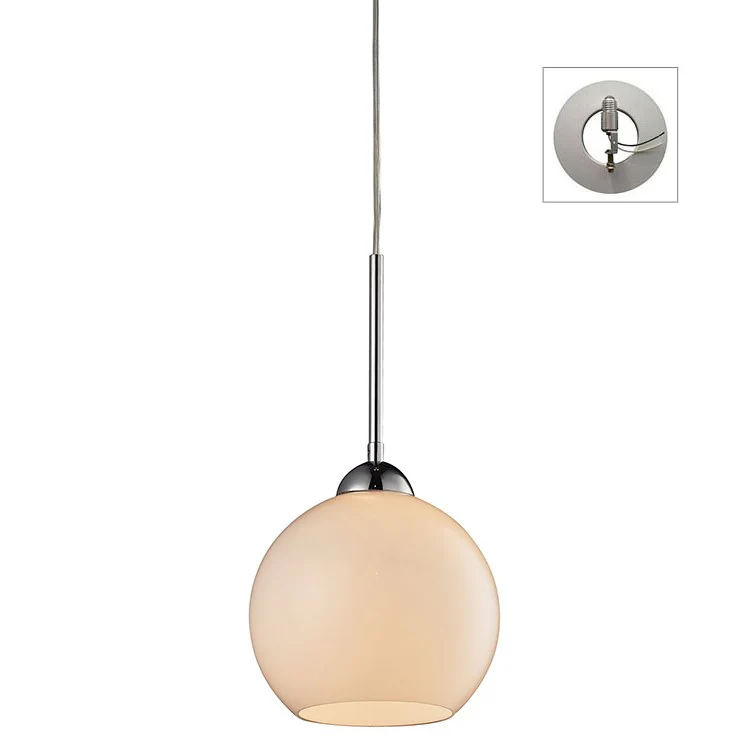 Cassandra Single-Light Pendant with Recessed Light Kit - Frankwebs