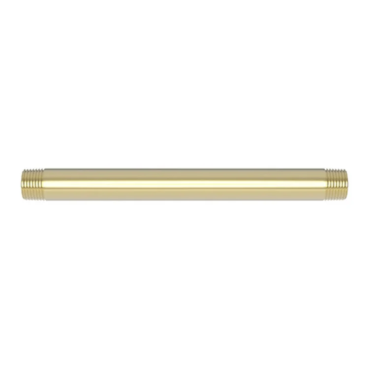 Shower Arm Polished Brass Uncoated Living 8 Inch 1/2