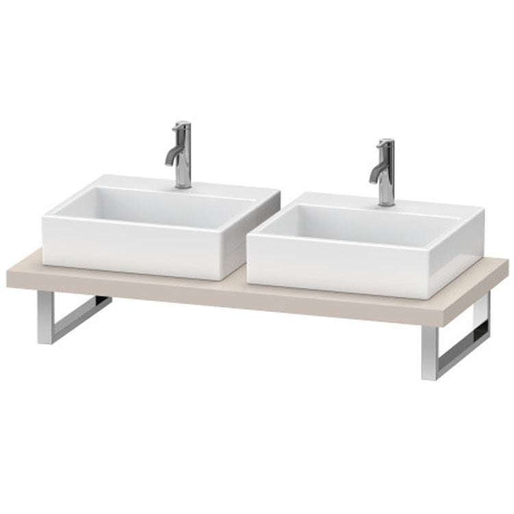 Lavatory Console L-Cube Linen Double Basin 31-1/2 x 21-5/8 Inch 1-3/4 Inch - Frankwebs