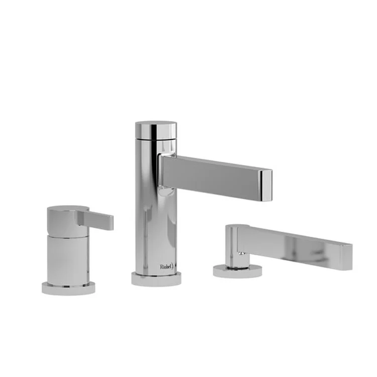 Tub Filler Trim Paradox Deck Mount 3 Piece Type P 1 Lever Brushed Gold ADA - Frankwebs