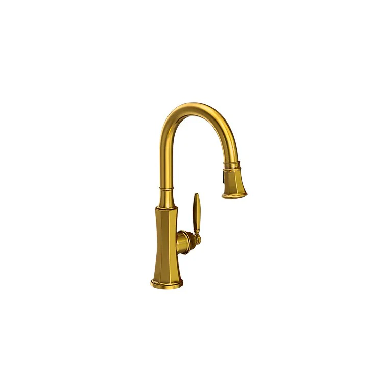 Metropole Single Handle Pull Down Bar/Prep Faucet - Satin Bronze PVD - Frankwebs