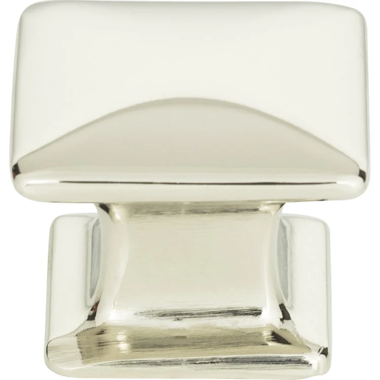 Knob Atlas Alcott Square Polished Chrome Zinc Alloy 1-1/4 Inch - Frankwebs