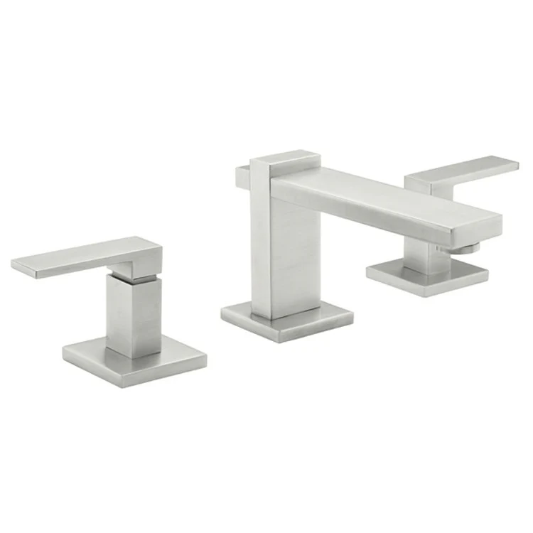 Lavatory Faucet Morro Bay Widespread 8 Inch Spread 2 Lever ADA Polished Chrome 1.2 Gallons per Minute ZeroDrain Pop Down Style Drain Completely Finished with 2-1/4 Inch Diameter Flange Spout Height 3 Inch Spout Reach 5-1/2 Inch - Frankwebs