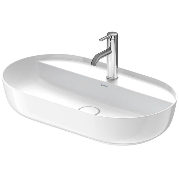 Lavatory Sink Luv Ground Less Overflow 15-3/4 x 27-1/8 Inch Oval White 1 Hole - Frankwebs