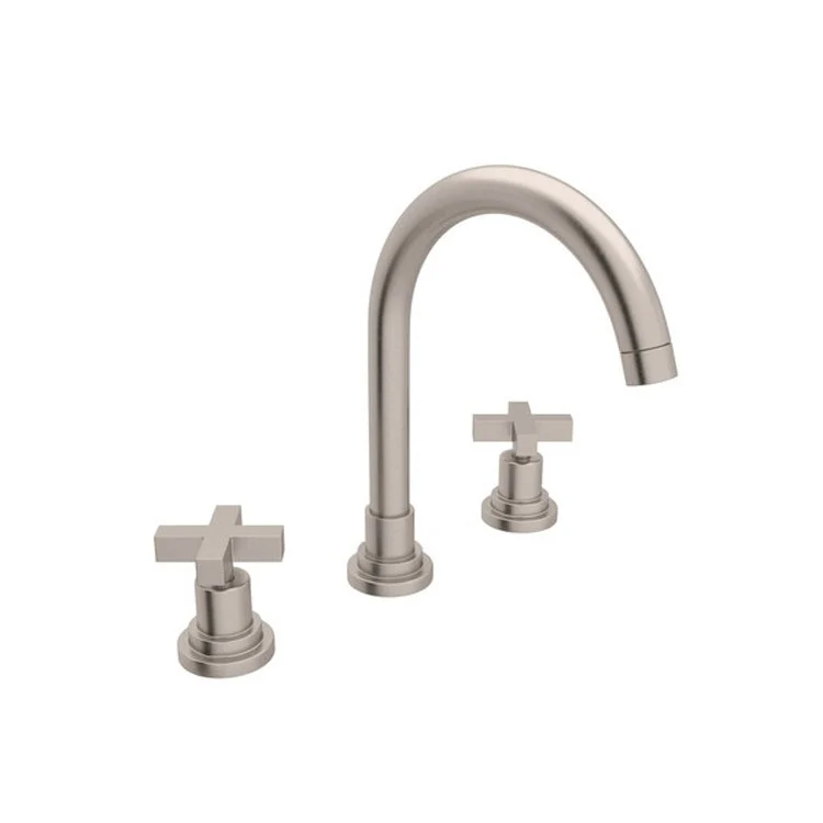 Lavatory Faucet Lombardia Widespread 2 Cross Handle Tuscan Brass 1.2 Gallons per Minute Brass - Frankwebs
