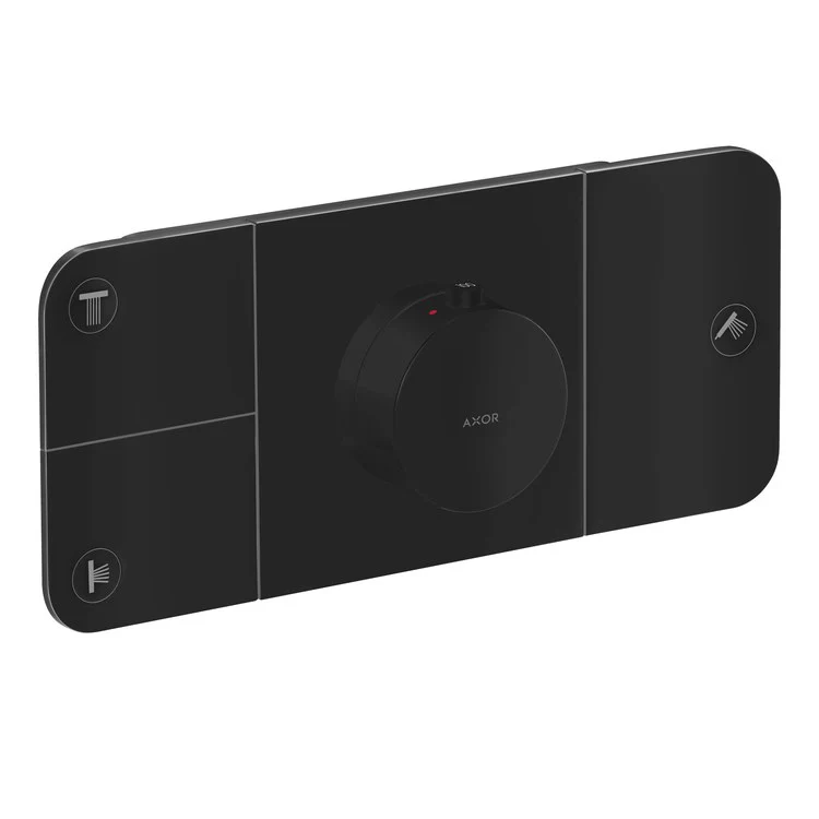 Thermostatic Trim One Module 3 Function 1 Knob Brushed Black Chrome for Requires Rough 45710181 - Frankwebs