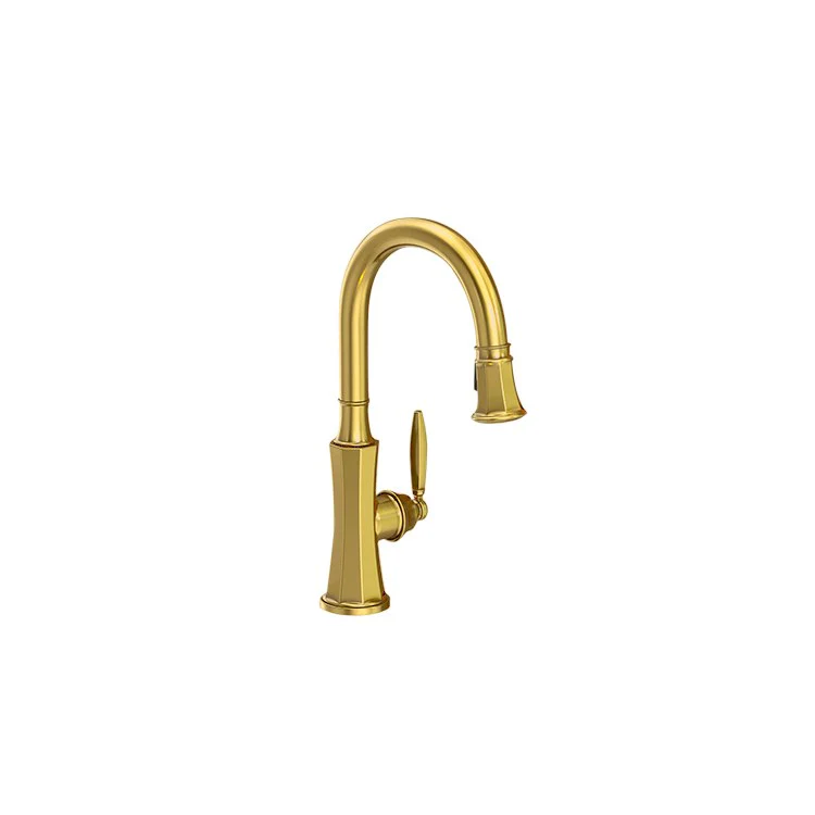 Metropole Single Handle Pull Down Bar/Prep Faucet - Satin Bronze PVD - Frankwebs
