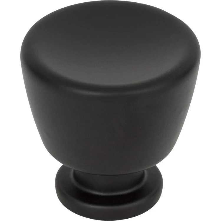 Knob Atlas Conga Matte Black Zinc Alloy 1-1/8 Inch - Frankwebs