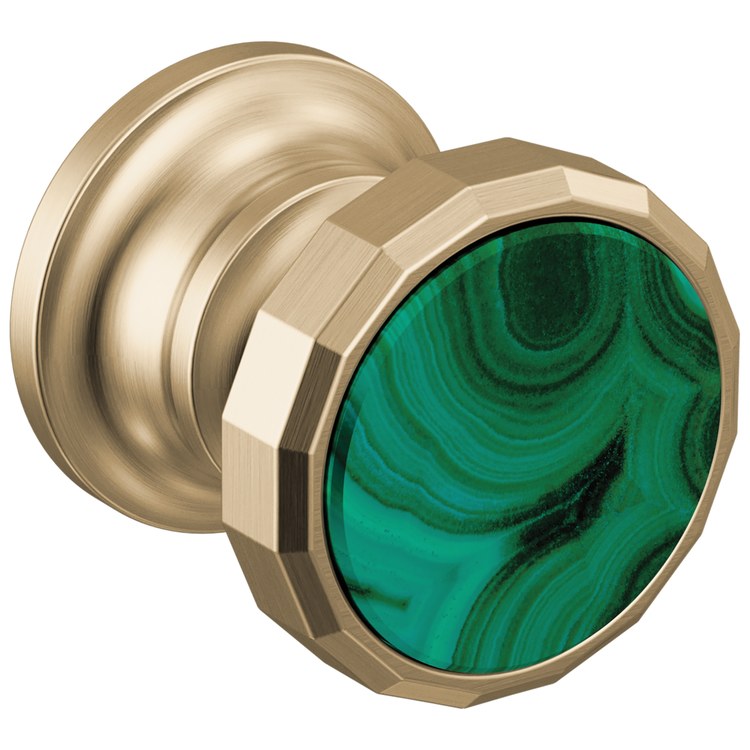 Handle Kit Beauclere 2 Wheel Brilliance Black Onyx/Malachite Inlay for Wall Mount Lavatory Faucet - Frankwebs