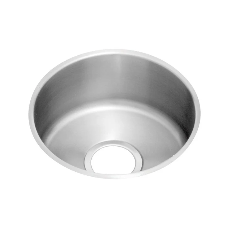 Kitchen Sink Lustertone Classic 18.375 x 18.375 Inch Single Bowl Kit Lustrous Satin Undermount Drain Location Center - Frankwebs