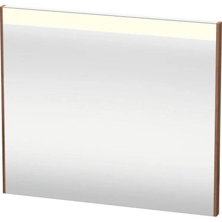 Mirror Brioso 27-1/2 x 32-1/4 Inch White High Gloss with Lighting Rectangle 1-3/8 Inch - Frankwebs