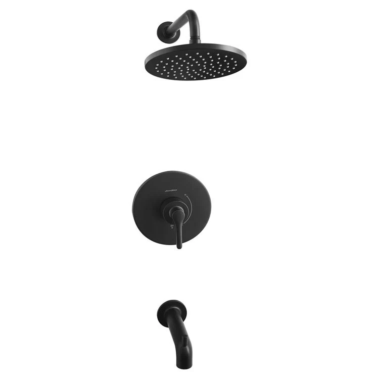 Studio S Tub Spout with Integrated Diverter - Matte Black - Frankwebs