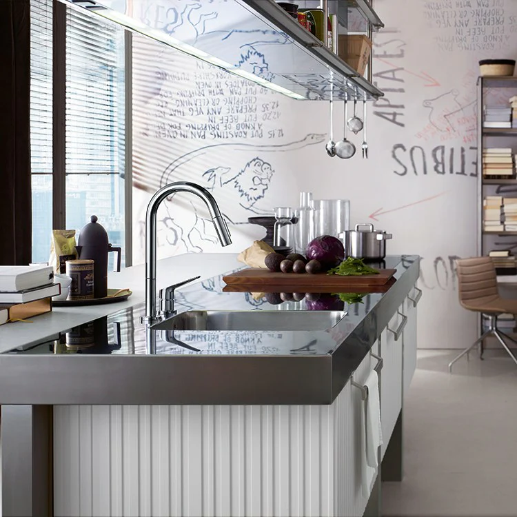 AXOR Citterio M 2-Hole Pull Down Kitchen Faucet - Frankwebs