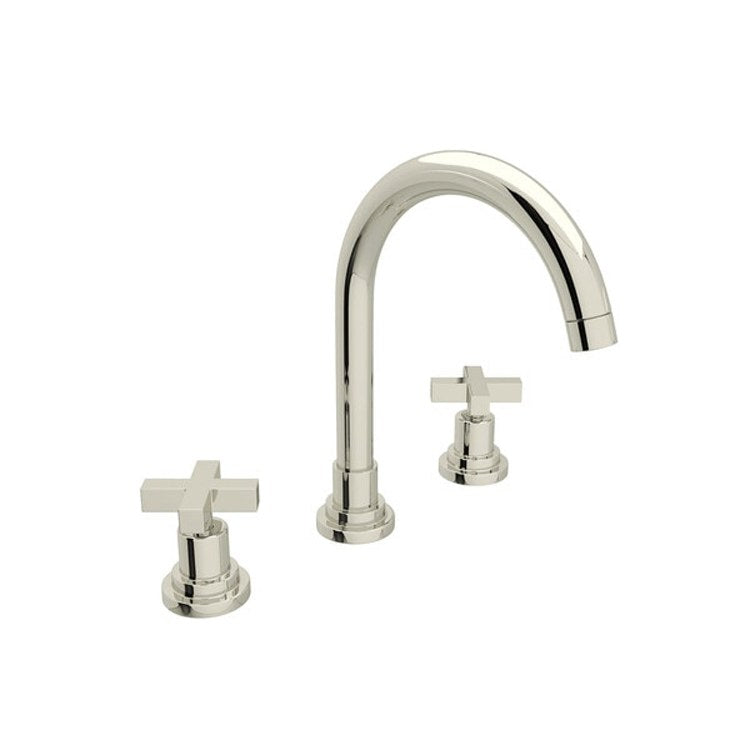 Lavatory Faucet Lombardia Widespread 2 Cross Handle Tuscan Brass 1.2 Gallons per Minute Brass - Frankwebs