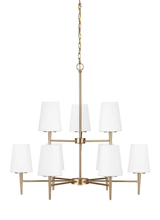 Driscoll Nine-Light Two-Tier Chandelier - Frankwebs