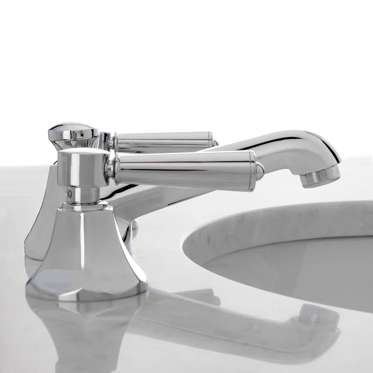 Metropole Two Handle Widespread Bathroom Faucet with Drain - Frankwebs