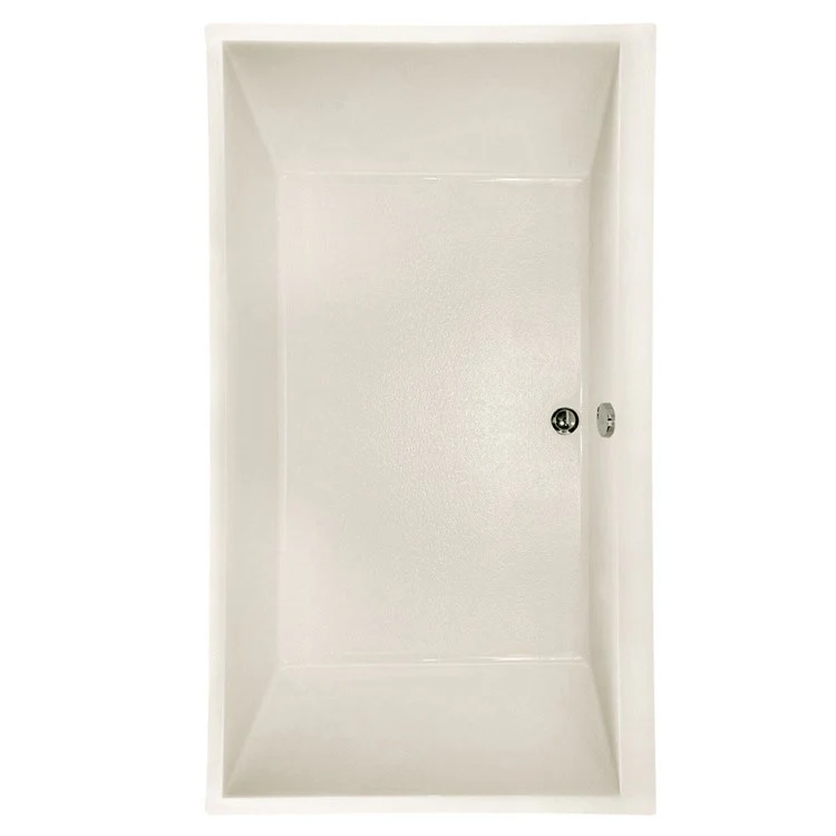 Soaking Tub Designer Collection Eileen 74 x 38 Inch Tub Only Tub Only Center Bone Acrylic - Frankwebs