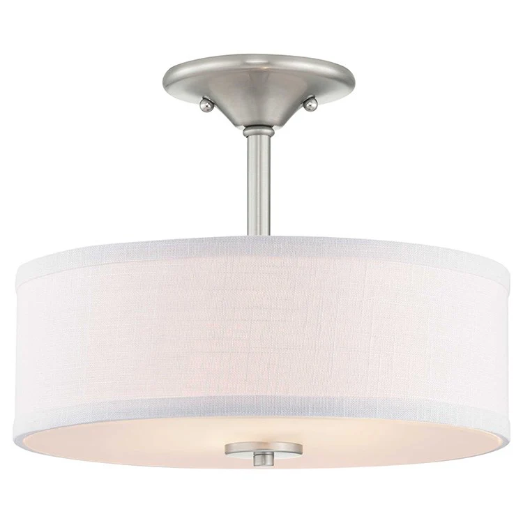 Inspire Two-Light Semi-Flush Mount Ceiling Fixture - Frankwebs