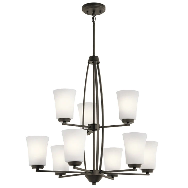 Tao Nine-Light Two-Tier Chandelier - Frankwebs