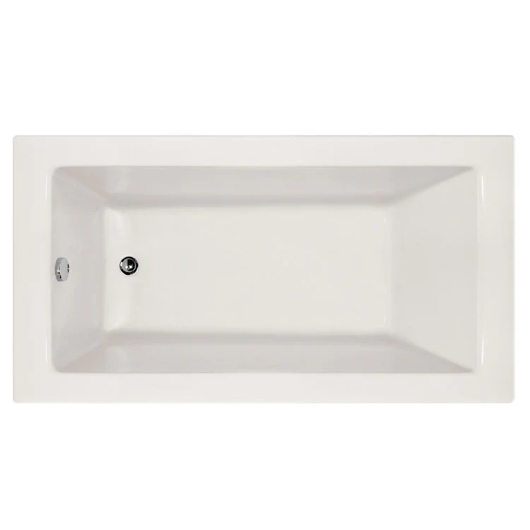 Soaking Tub Designer Collection Sydney 60 x 36 Inch Alcove Tub Only Left Hand White Acrylic - Frankwebs