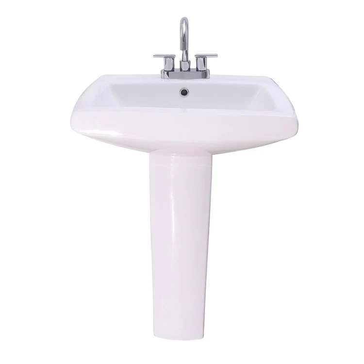 Pedestal Lavatory Ambrose Centerset White Center Rectangular - Frankwebs
