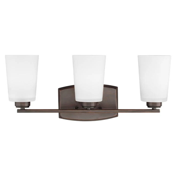 Franport Three-Light LED Bathroom Vanity Fixture - Frankwebs