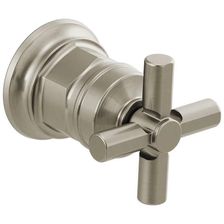 Handle Kit Invari Zinc 1 Cross Brilliance Luxe Gold for Wall Mount Widespread Faucet 2-13/16 Inch - Frankwebs