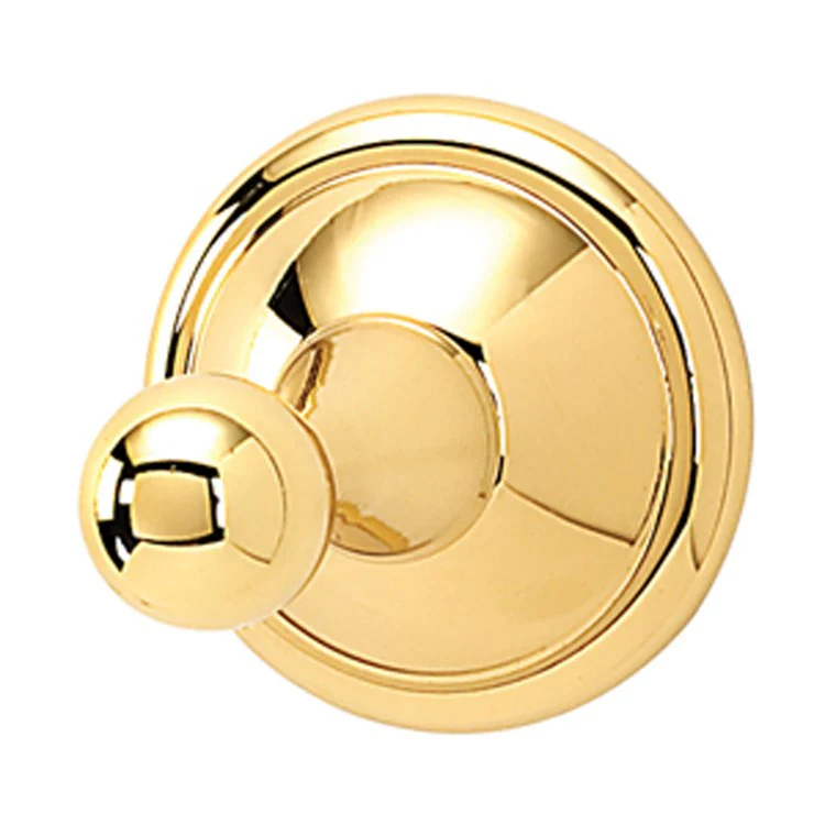 Robe Hook Yale Bath Polished Brass 1-1/2 Inch 1-7/8 Inch Wall Mount Brass - Frankwebs
