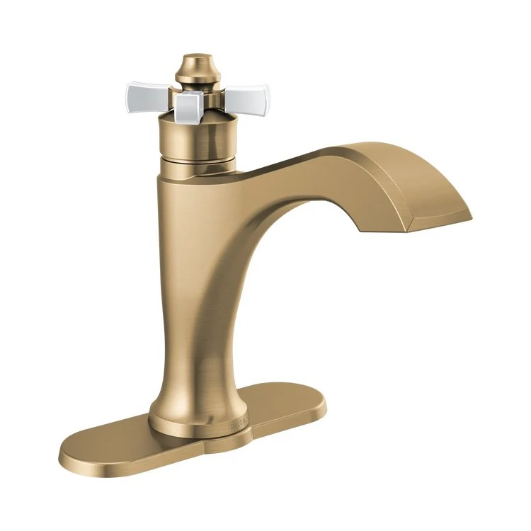 Lavatory Faucet Dorval WaterSense Brilliance Champagne Bronze 1.2 Gallons per Minute Plastic Pop-Up - Frankwebs