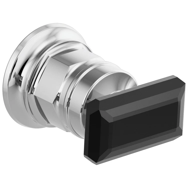 Handle Kit Invari Zinc 2 Crystal Knob Brilliance Luxe Gold/Black Crystal for Wall Mount Lavatory - Frankwebs