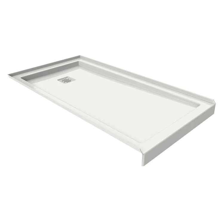 Shower Base B3 Alcove Deep Square Drain White 60 x 36 Inch Acrylic - Frankwebs