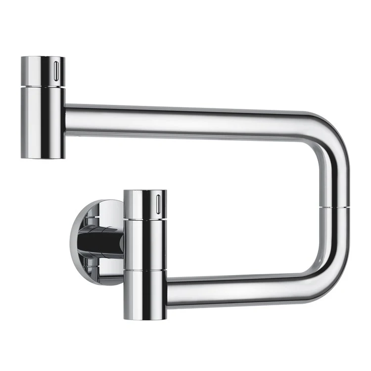 Pot Filler TARA ULTRA Cold Water Valve 1 Knob Chrome 1 Hole 1.5 Gallons per Minute - Frankwebs