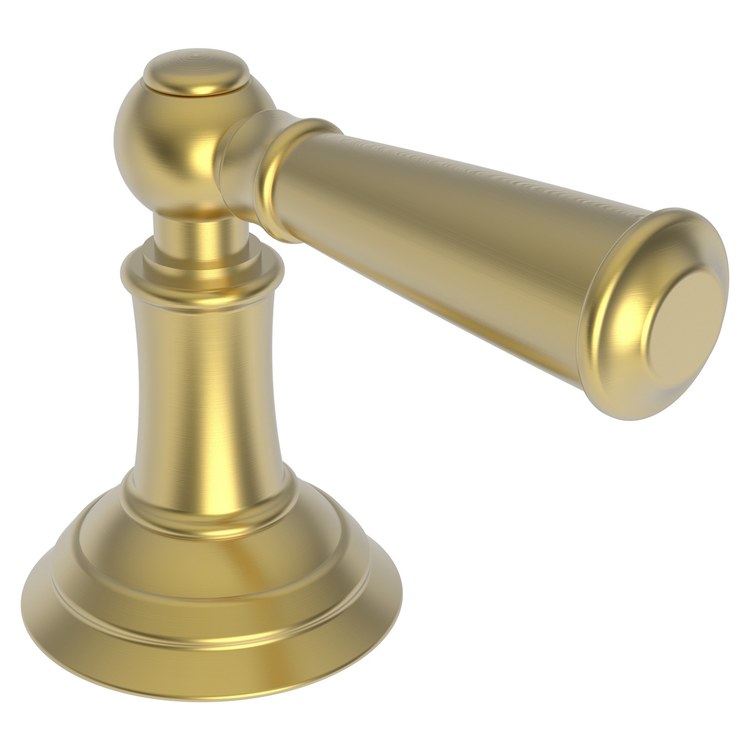 Diverter Handle Aylesbury Brass Flow Control Lever Matte White Round Escutcheon - Frankwebs