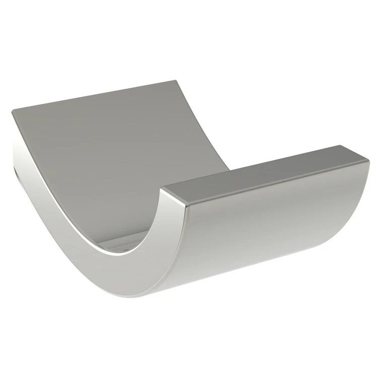 Robe Hook Secant Single White 1 Inch 2-1/2 Inch Wall Mount Brass - Frankwebs