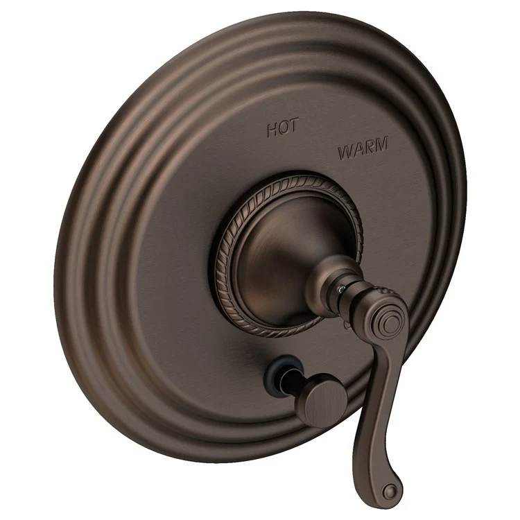 Amisa Pressure Balance Tub/Shower Valve Trim Only with Lever Handle - Midnight Chrome - Frankwebs