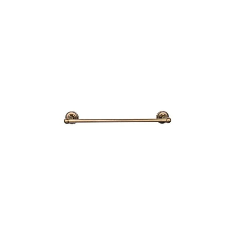 Towel Bar Edwardian Bath 24 Inch Single Rope Backplate Brushed Satin Nickel Zinc Alloy 3-3/8 Inch for Bath Hardware - Frankwebs