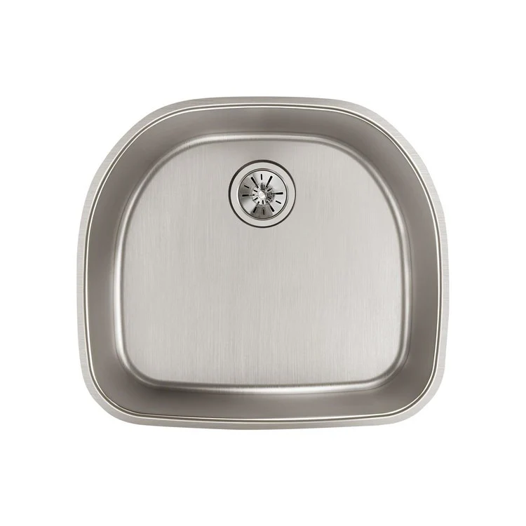 Kitchen Sink Lustertone Iconix 23.5 x 21.25 Inch Single Bowl with Perfect Drain Luminous Satin Undermount - Frankwebs