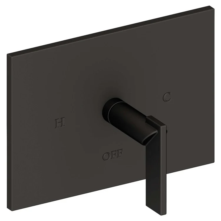 Pressure Balance Valve Trim Metro Rectangle 1 Lever Antique Nickel ADA Depth 3-1/2 Inch - Frankwebs