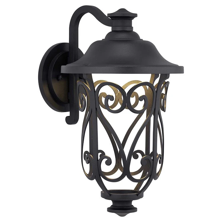Leawood Single-Light LED Medium Outdoor Wall Lantern - Frankwebs