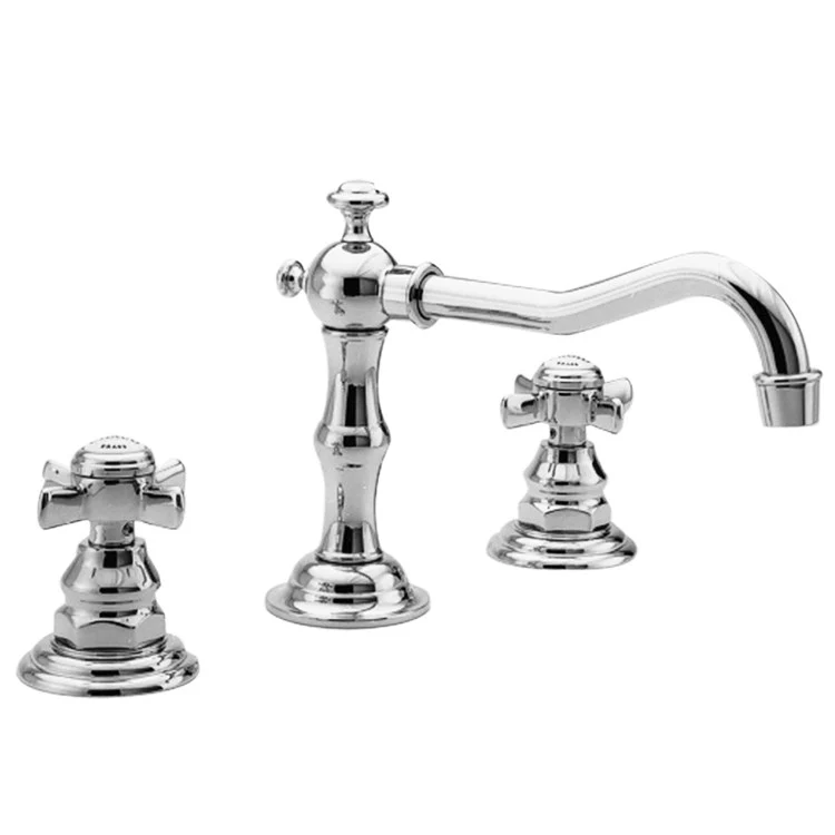 Lavatory Faucet Fairfield Widespread 8 to 20 Inch Spread 2 Cross ADA Satin Brass PVD 1.2 Gallons per Minute Brass Spout Height 3-5/16 Inch - Frankwebs