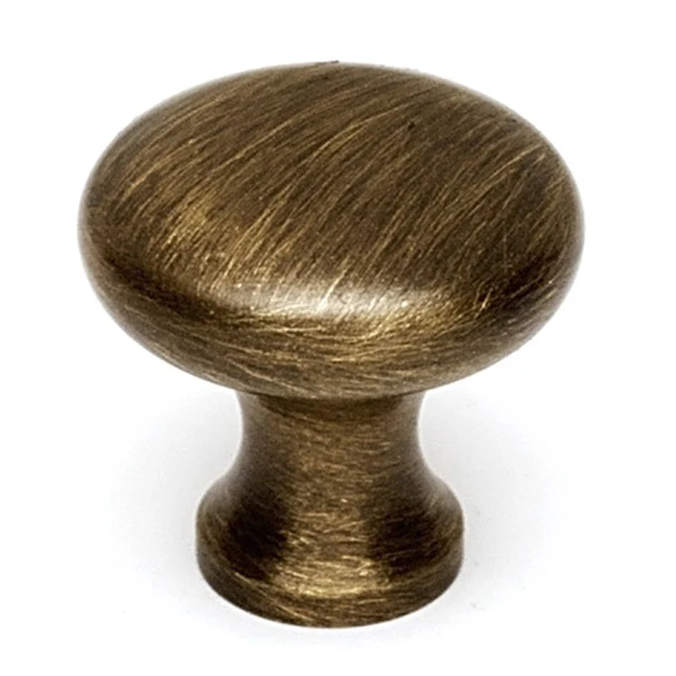 Knob I Collection Round Barcelona Brass 3/4 Inch 3/4 Inch 3/8 Inch - Frankwebs