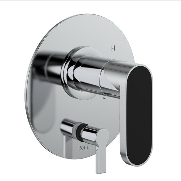 Pressure Balance Valve Trim Miscelo with Diverter 1 Metal Lever with Nero Inserts Polished Chrome 5.5 Gallons per Minute - Frankwebs
