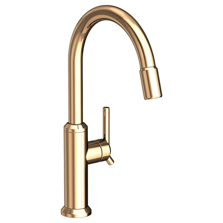 Kitchen Faucet Jeter 1 Lever ADA Polished Chrome Pull Down Spout Height 10-7/9 Inch 1.8 Gallons per Minute - Frankwebs