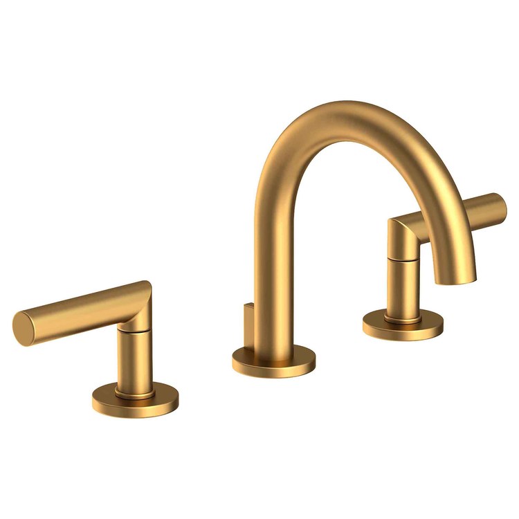 Lavatory Faucet Pavani Widespread 8 to 20 Inch Spread 2 Lever ADA Aged Brass 1.2 Gallons per Minute Brass Spout Height 3-1/8 Inch - Frankwebs