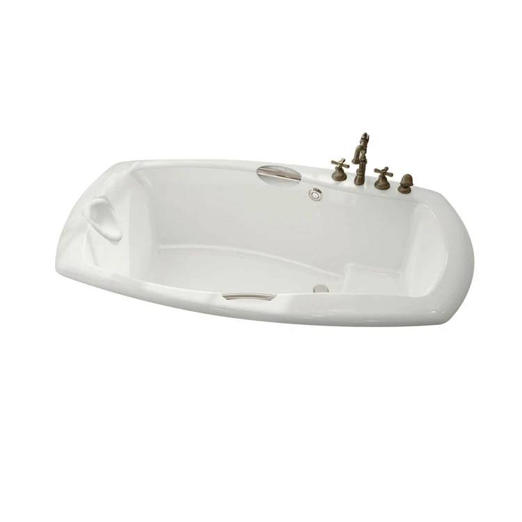Tub Release 72 x 42 x 23-1/2 Inch Drop-in with Hydromax/Aerofeel Center White Acrylic - Frankwebs