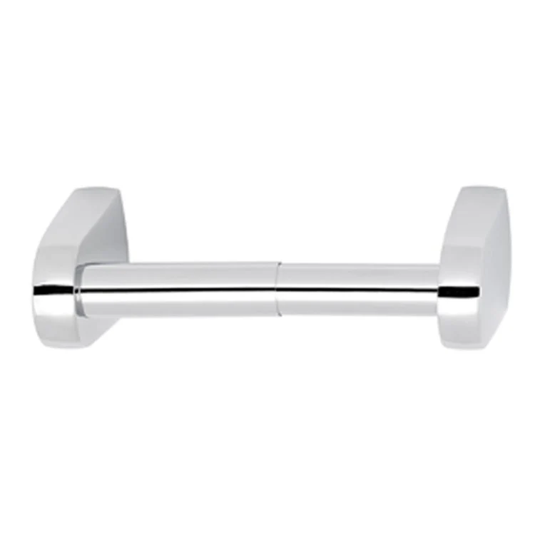 Toilet Paper Holder Euro Bath Satin Nickel Brass 6-1/4 to 8-3/4 Inch 3-1/8 Inch Wall Mount - Frankwebs