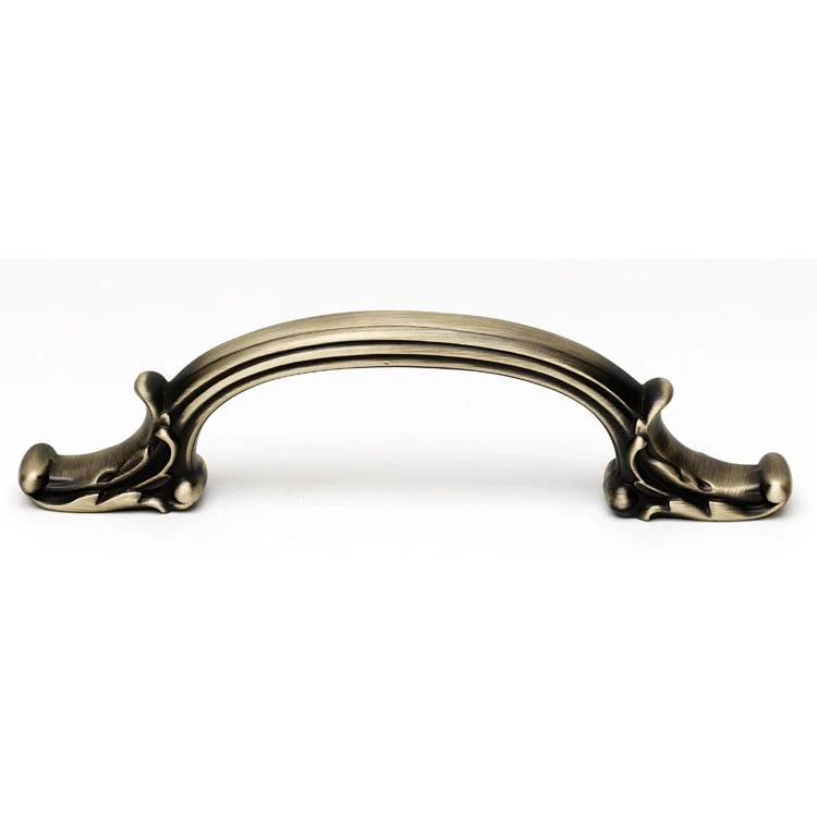 Pull Ornate Polished Brass 4-3/4 Inch 6-5/8 Inch 1-5/8 Inch - Frankwebs