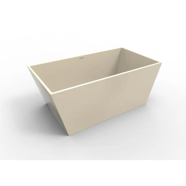 Air Tub Metro Collection Bellevue Freestanding Almond Rectangle Hydroluxe SS 60 x 32 x 24 Inch - Frankwebs